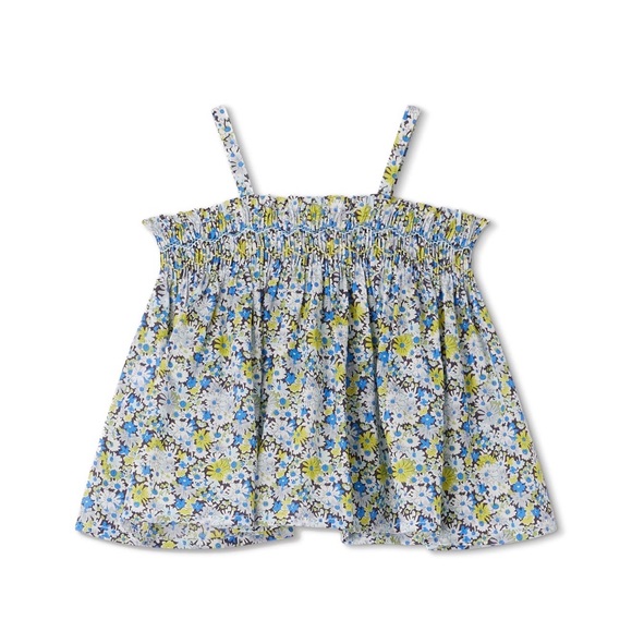 Bonpoint Floral Camisole - Blue and Yellow - Picture 3 of 5